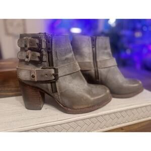 Freebird By Steven Bolo Distressed Gray Size 7- Amazing Shape